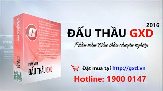 Phần mềm Đấu thầu GXD, Dự thầu GXD