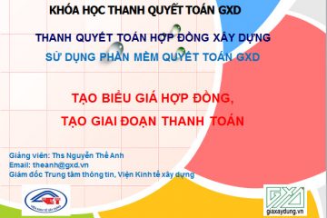 Video 5 Hướng dẫn Tạo phụ lục thanh toán giai đoạn