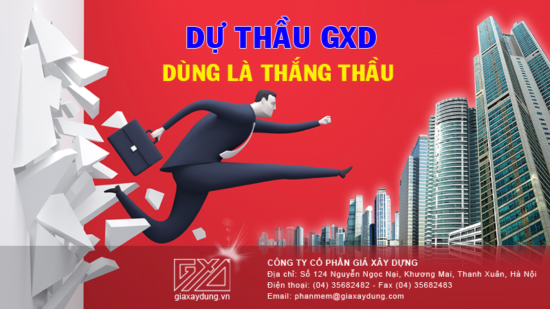 Ưu điểm của phần mềm Dự thầu GXD dùng là thắng thầu