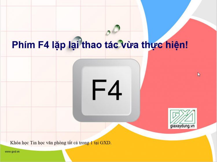 Học tin học văn phòng sử dụng phím F4 trong Word soạn thảo văn bản rất nhanh hay và thú vị
