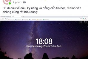 Ý kiến của kỹ sư phạm tuấn anh về kỹ năng tin học