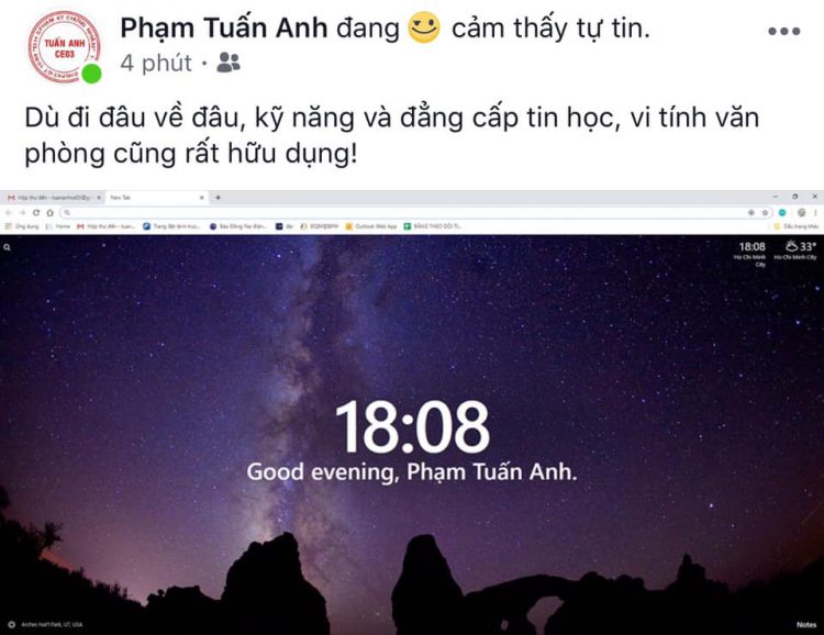 Ý kiến của kỹ sư phạm tuấn anh về kỹ năng tin học